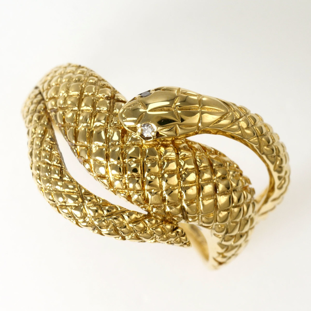 VINTAGE 18k Gold Diamond Ring